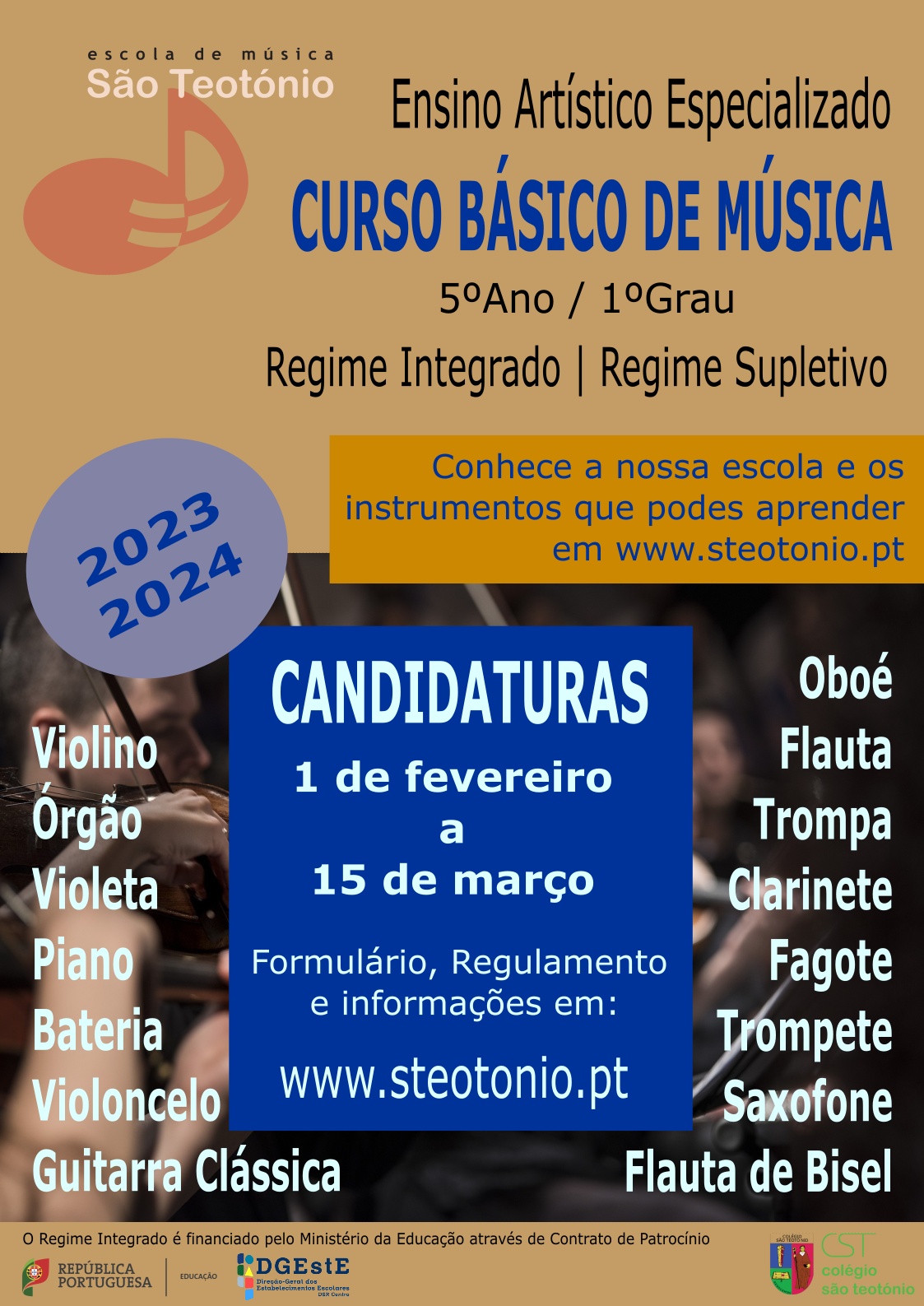 cartaz candidaturas 2023 2024